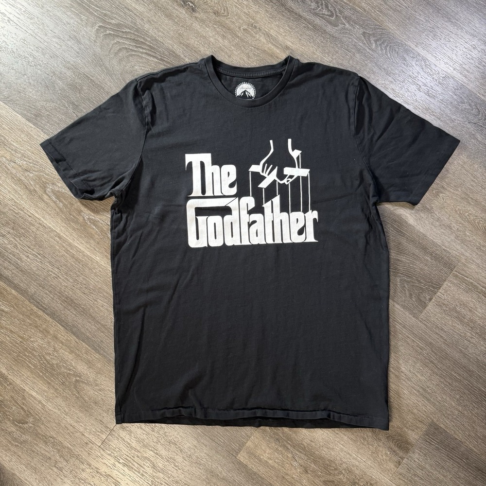 The Godfather Movie Logo Lucky Brand Graphic T Shirt Size XL